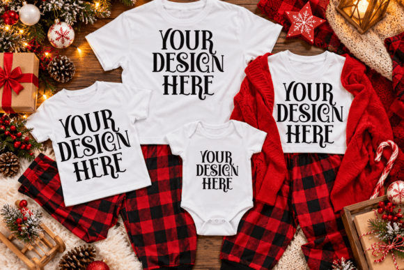 CC1717 Christmas Family Mockup