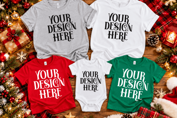 CC1717 Christmas Family Mockup