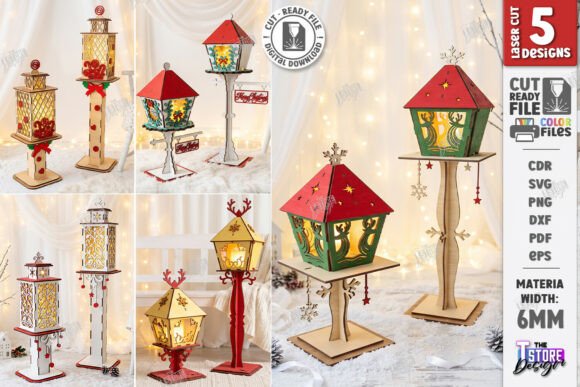 Christmas Flashlight Laser Cut Bundle laser cut file