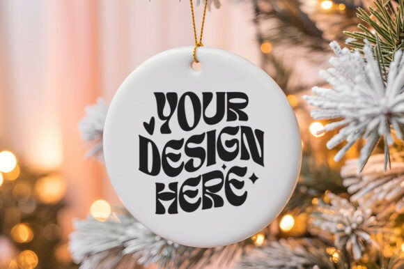 Christmas Ornament Mockup