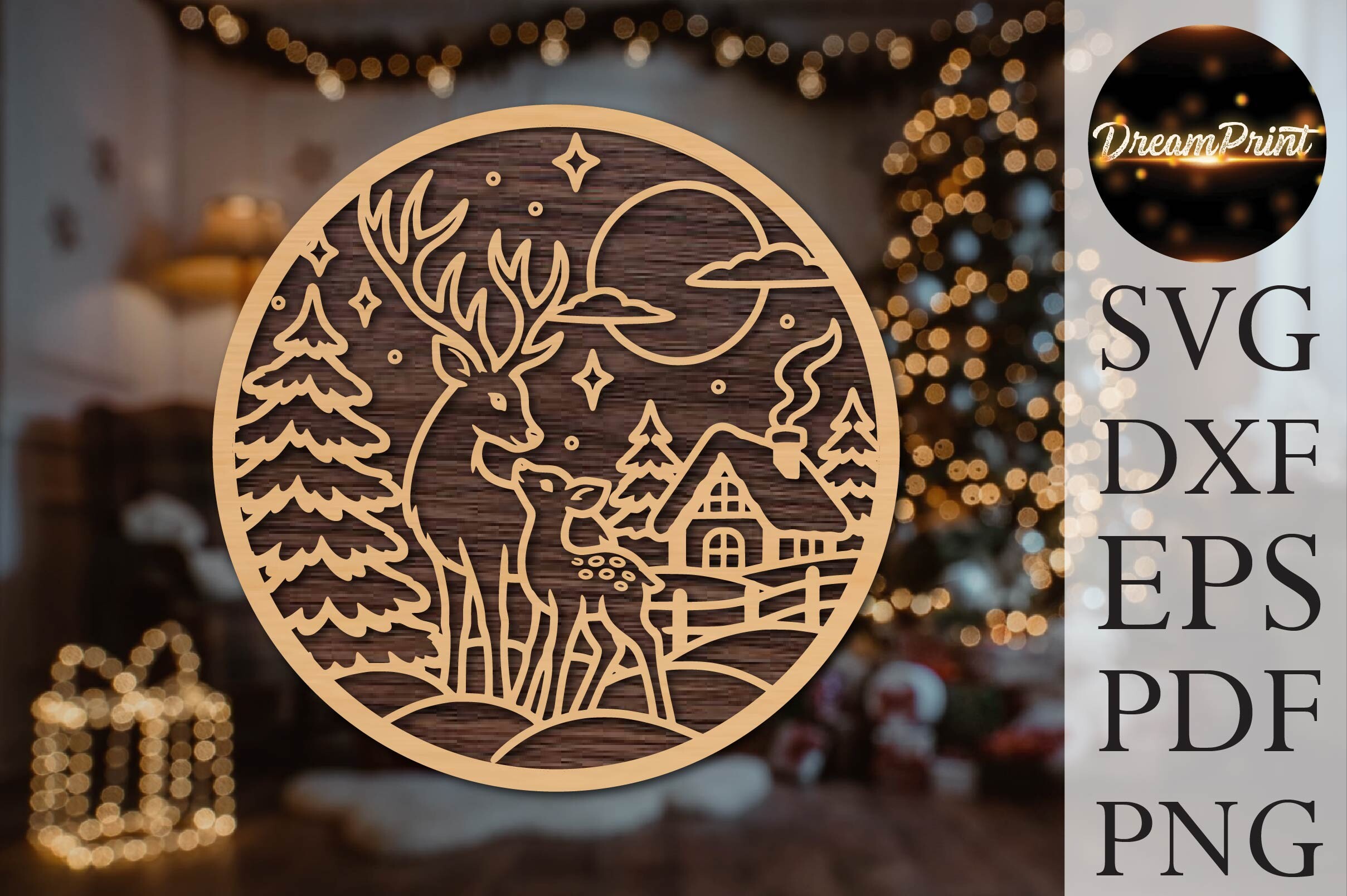 Christmas Reindeer SVG