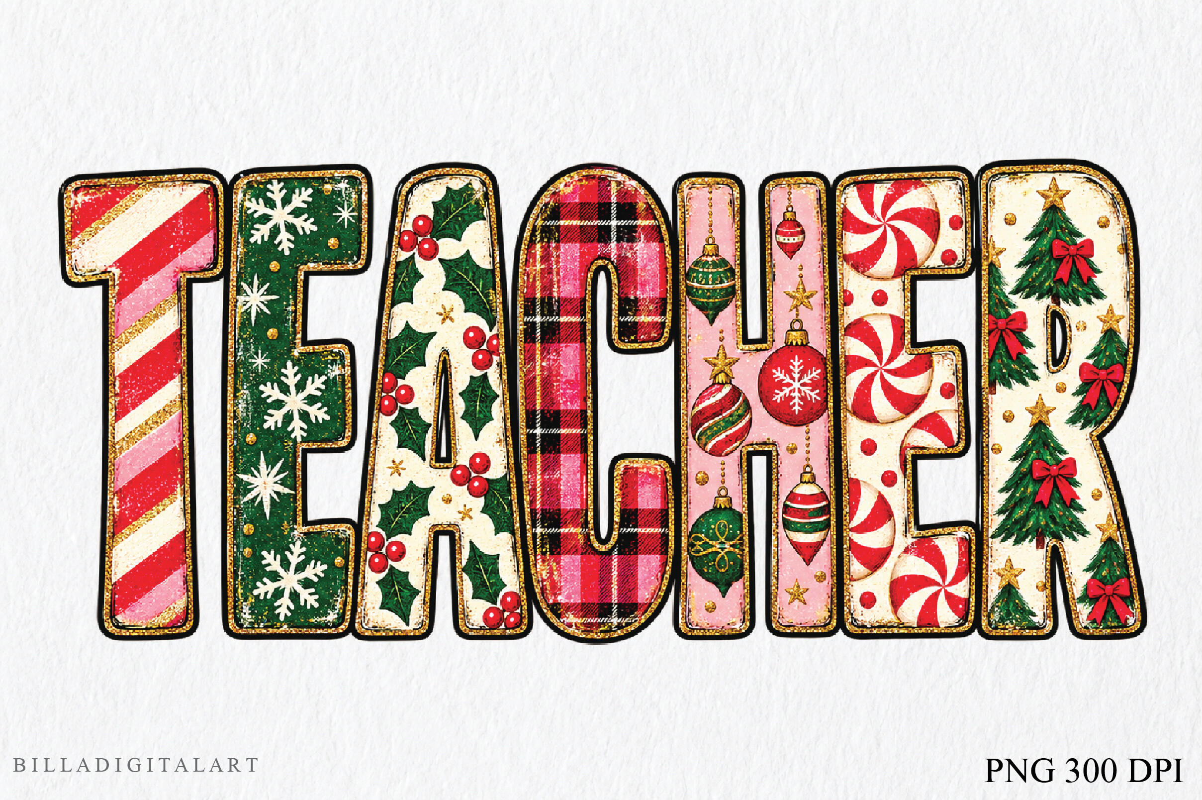 Christmas Teacher PNG, Christmas Tree Pa