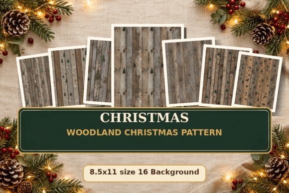 Christmas Woodland Christmas Pattern