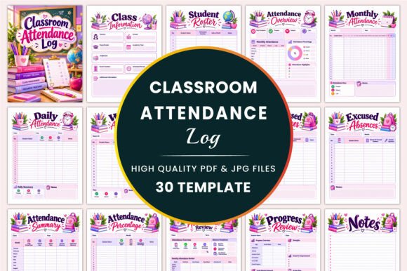 Classroom Attendance Log KDP Interiors