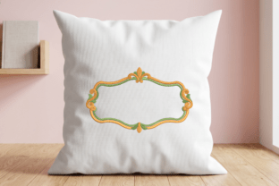 Floral Scroll Frame · Creative Fabrica