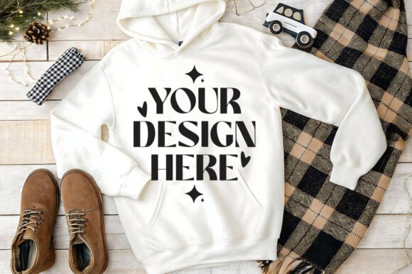 Gildan 18500 Hoodie Sweatshirt Mockup