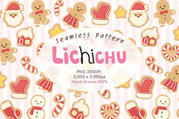 Gingerbread Christmas Pattern Cookies