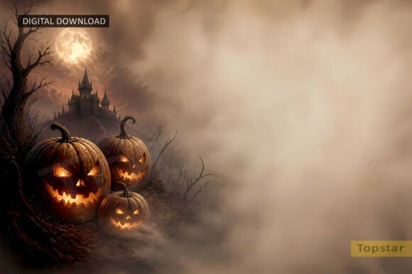 Jack O Lantern Halloween Background Art