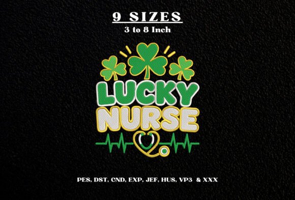 Lucky Nurse St Patrick’s Day Embroidery