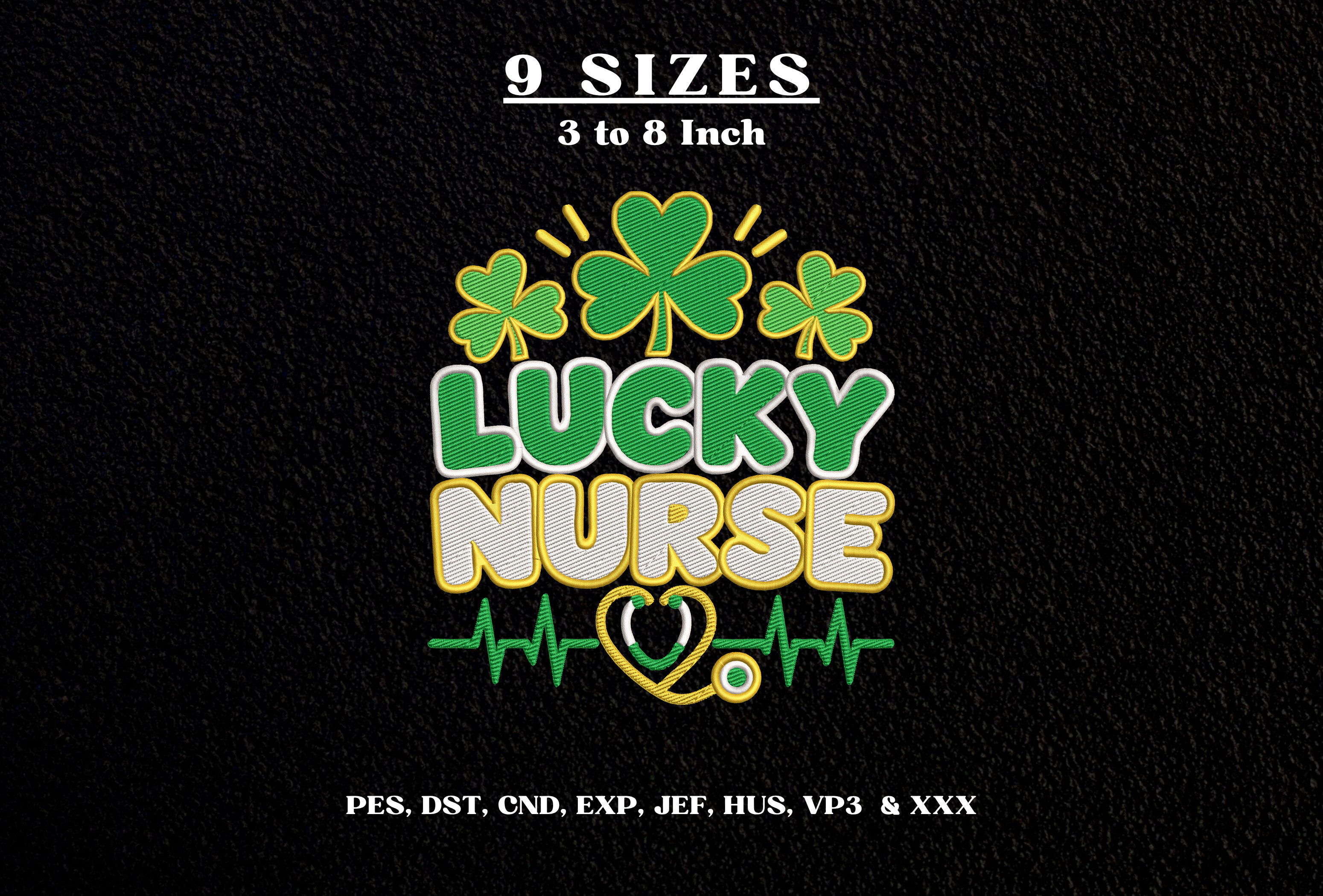 Lucky Nurse St Patrick’s Day Embroidery