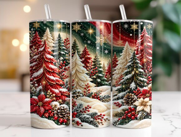 Magical Christmas Tree 20oz Tumbler Wrap