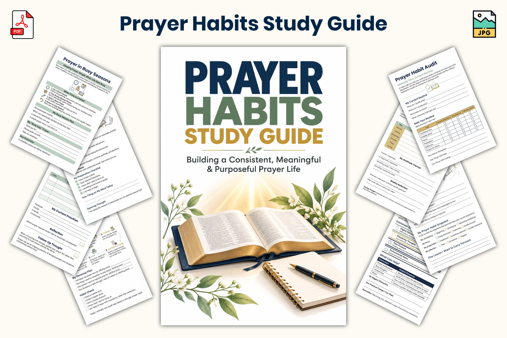 Prayer Habits Study Guide