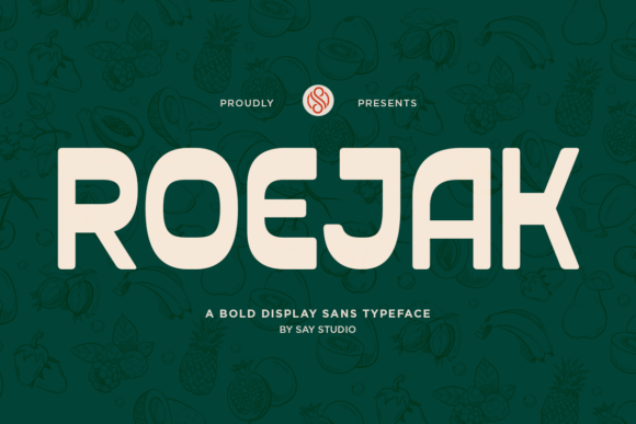 Roejak Sans Serif Font By SayStudio