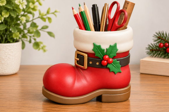 Knitted Christmas Reindeer STL 3D Print – Cozy Nordic Holiday Decor Model - Image 15