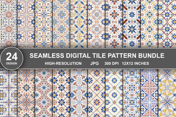 Seamless Tile Pattern Bundle