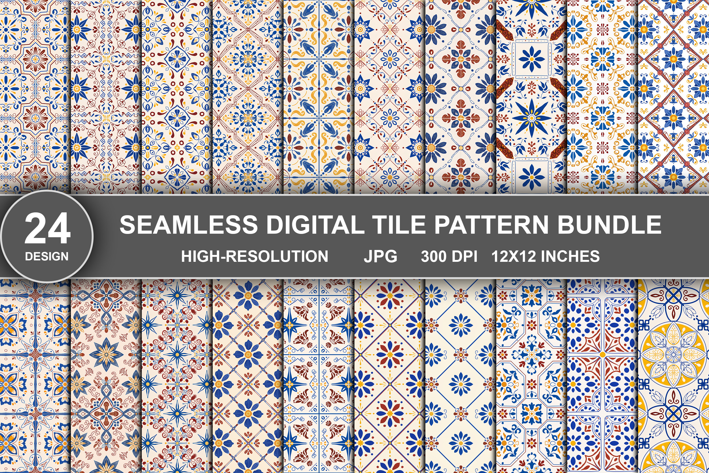 Seamless Tile Pattern Bundle