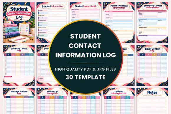 Student Contact Information Log KDP