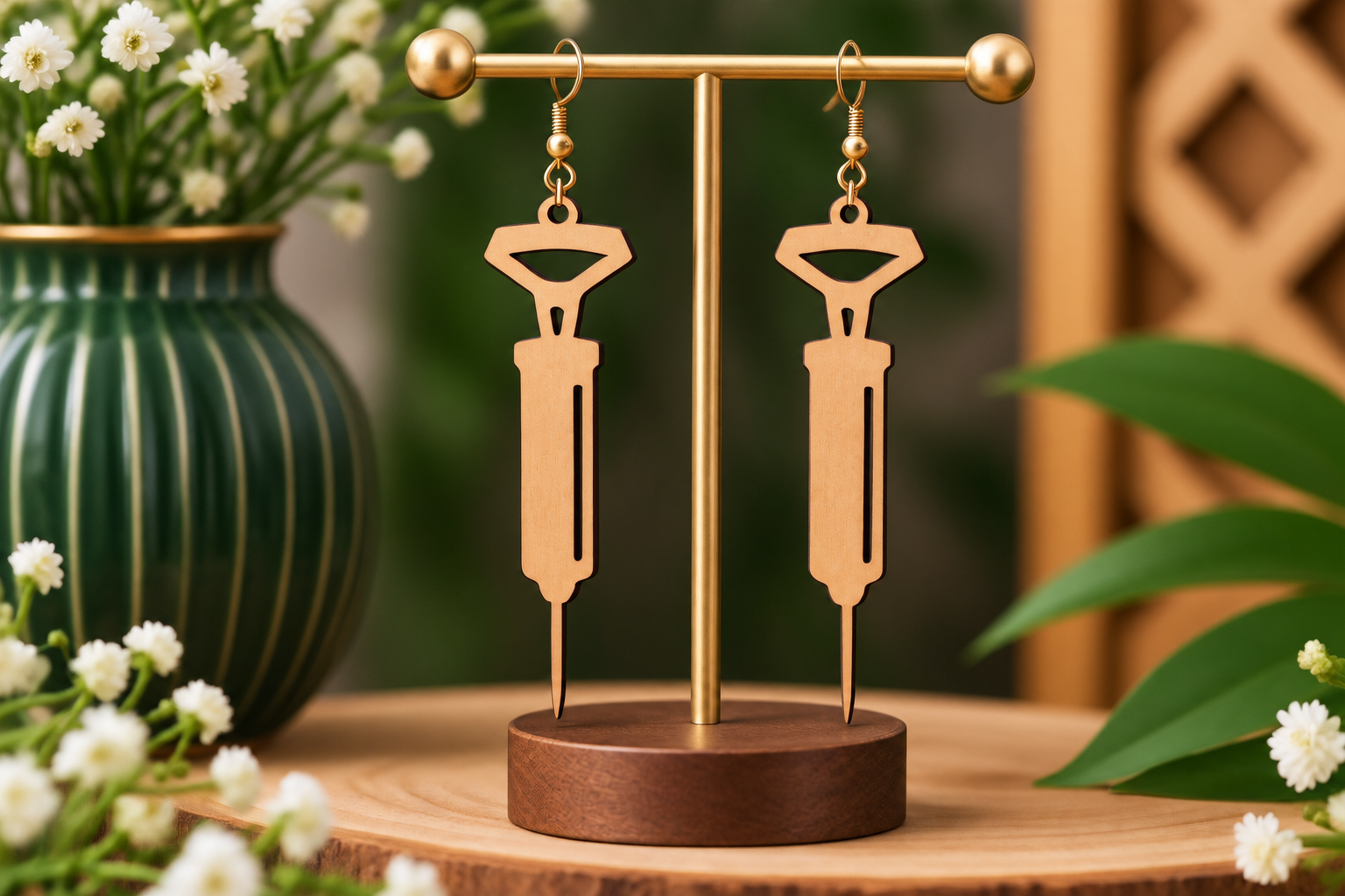 Syringe Inspired Earring