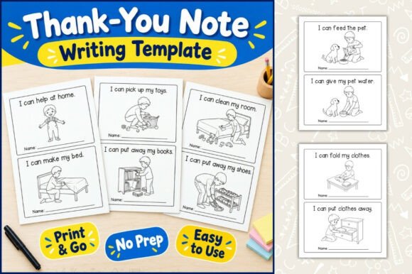 Thank-You Note Writing Template