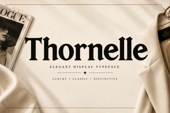 Thornelle Polices Gothiques Police Par Colourful