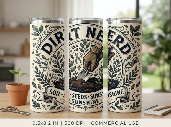 Vintage Garden Soil Sunshine Tumbler