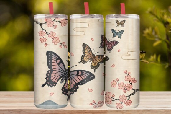 Butterfly Tumbler Wrap