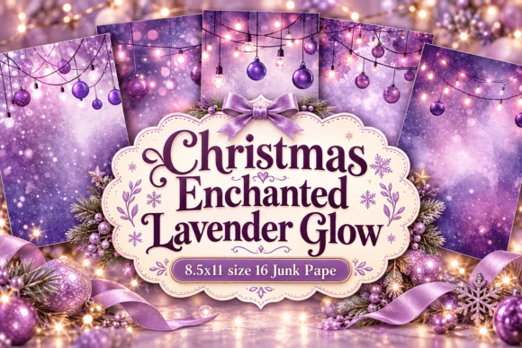 Christmas Enchanted Lavender Glow