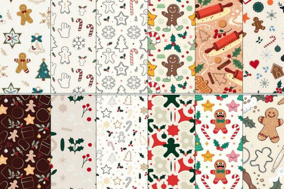 Christmas Seamless Pattern Bundle | Ging