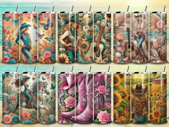Country Girl Tumbler Wrap Bundle