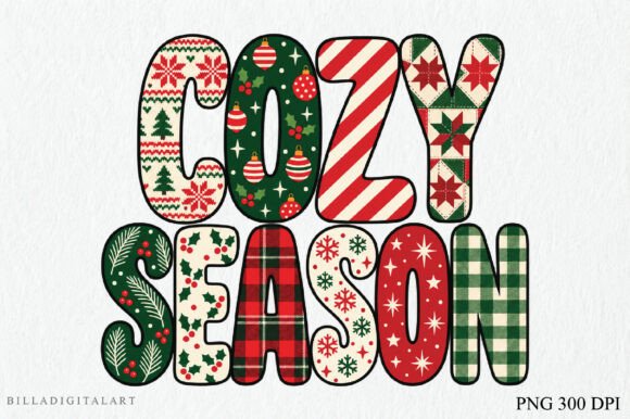 Cozy Season Christmas PNG, Christmas Sub