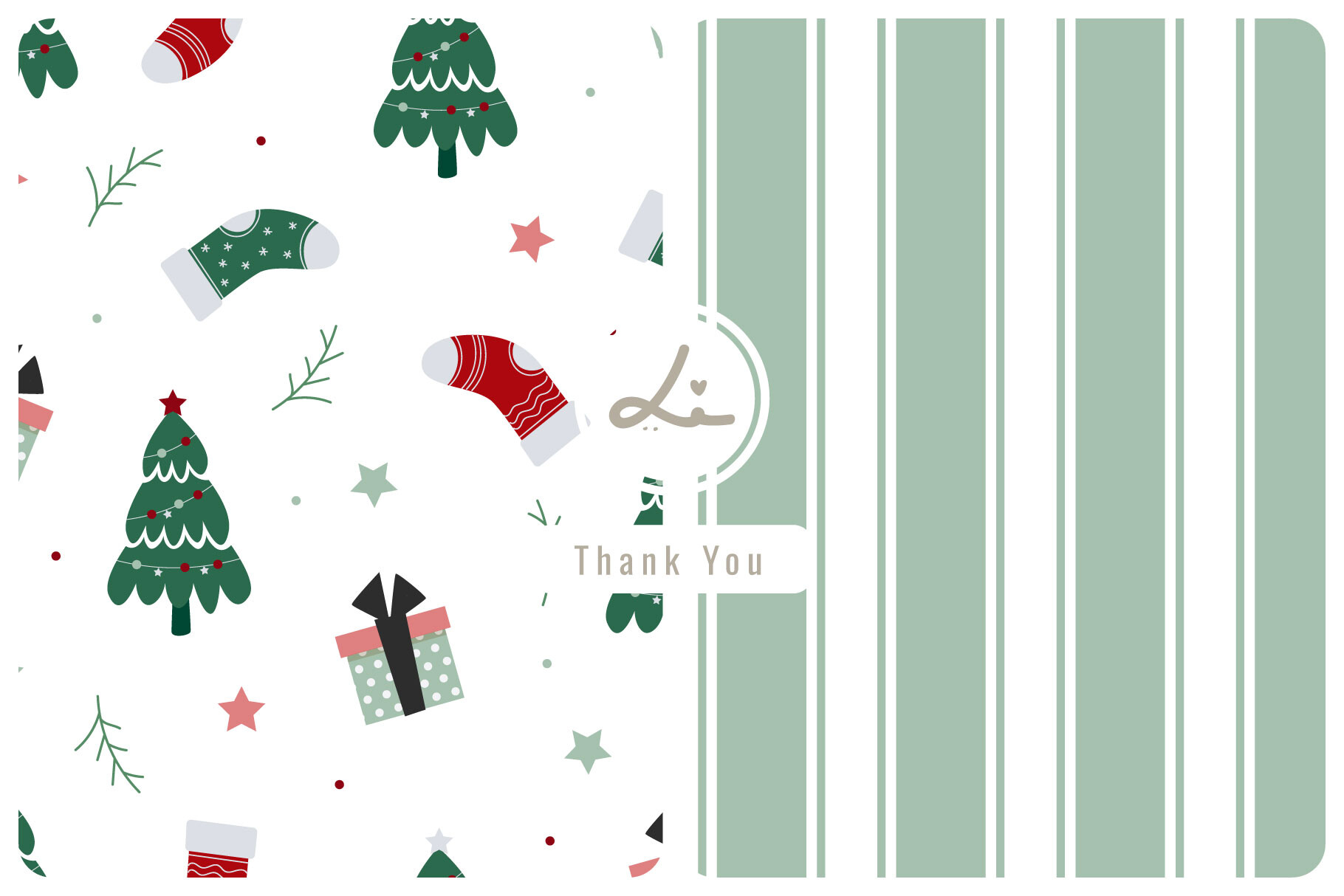Cute Christmas Seamless Pattern
