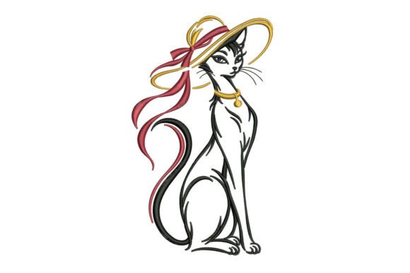 Elegant Cat in Hat