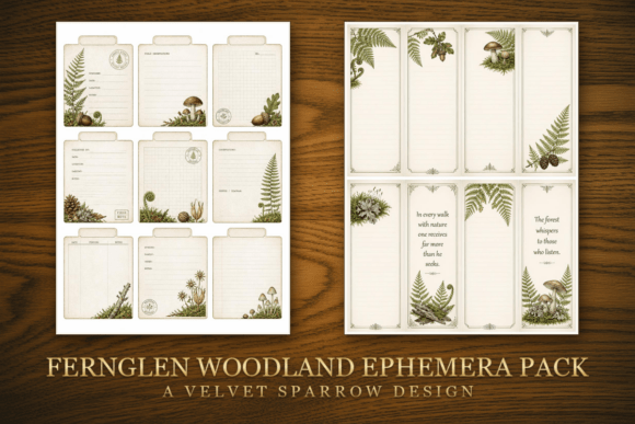 Fernglen Woodland Ephemera Pack
