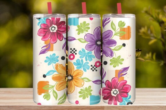Floral Tumbler Wrap