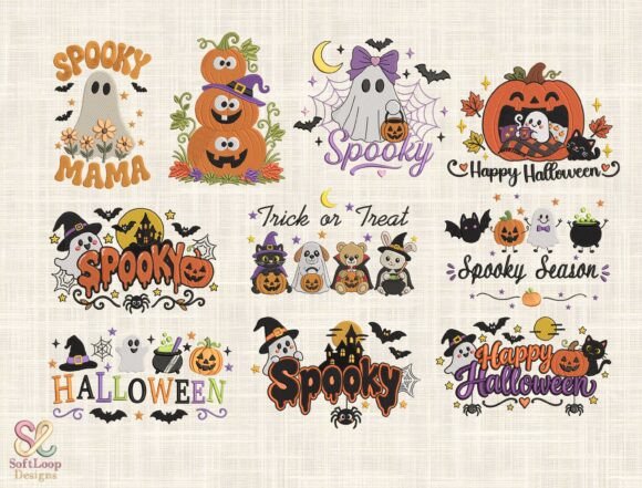 HALLOWEEN Embroidery Design Bundle