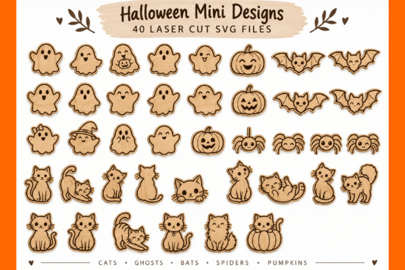 Halloween Decor SVG Bundle – 40 Pieces