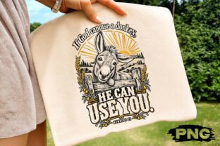 If God Can Use a Donkey Christian PNG Graphic by SvgModes · Creative ...