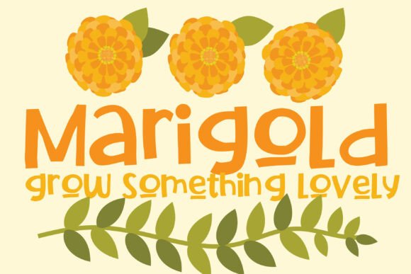 Marigold Sans Serif Font By Illustration Ink