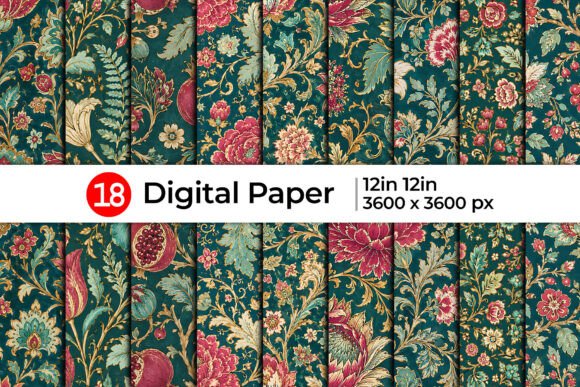 Moody Floral Pattern Collection
