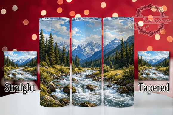 Mountain River Pine 20oz Tumbler