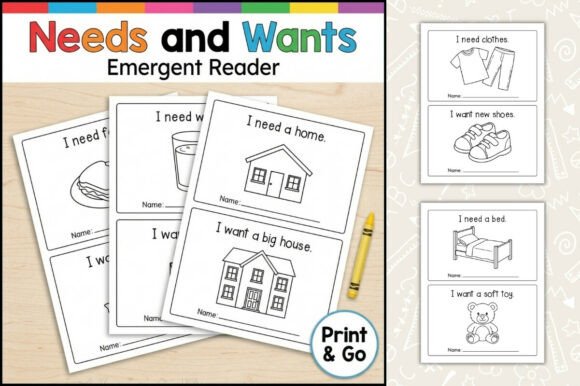 Needs and Wants Emergent Reader
