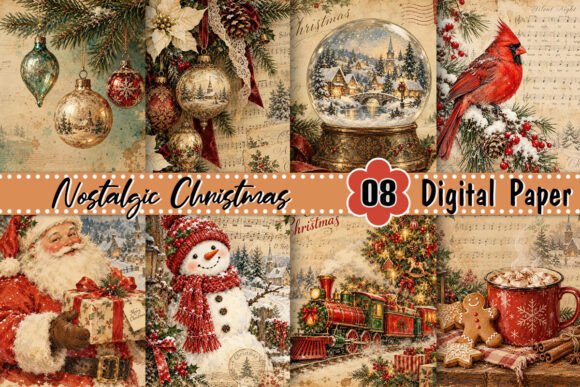 Nostalgic Christmas Background