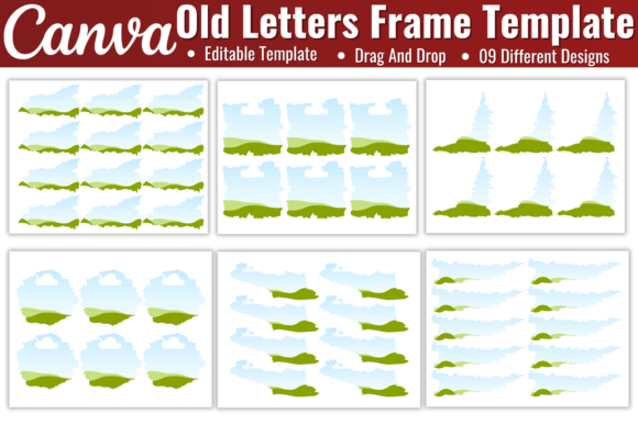 Old Letters Canva Editable Template