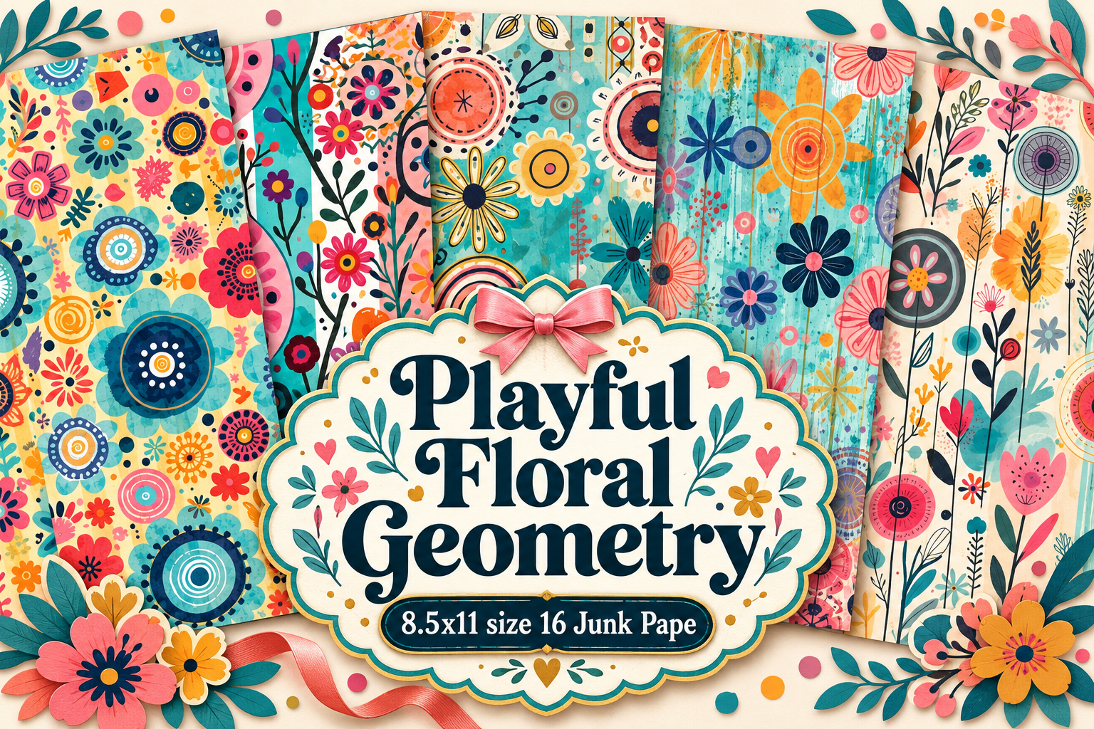 Playful Floral Geometry