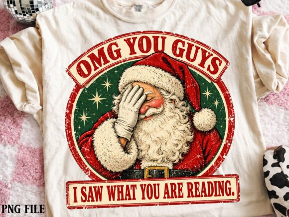 Reading Santa Funny Bookish Reader PNG