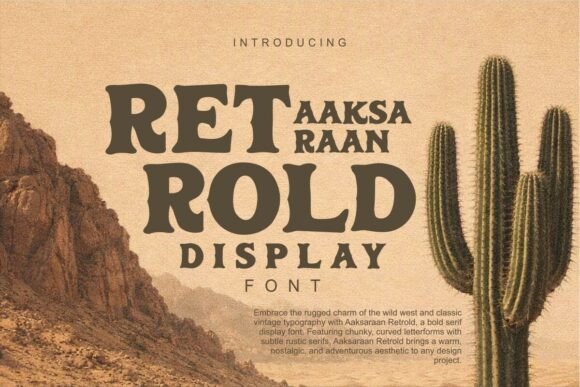 Retrold Display Font By Eko Kurniawan