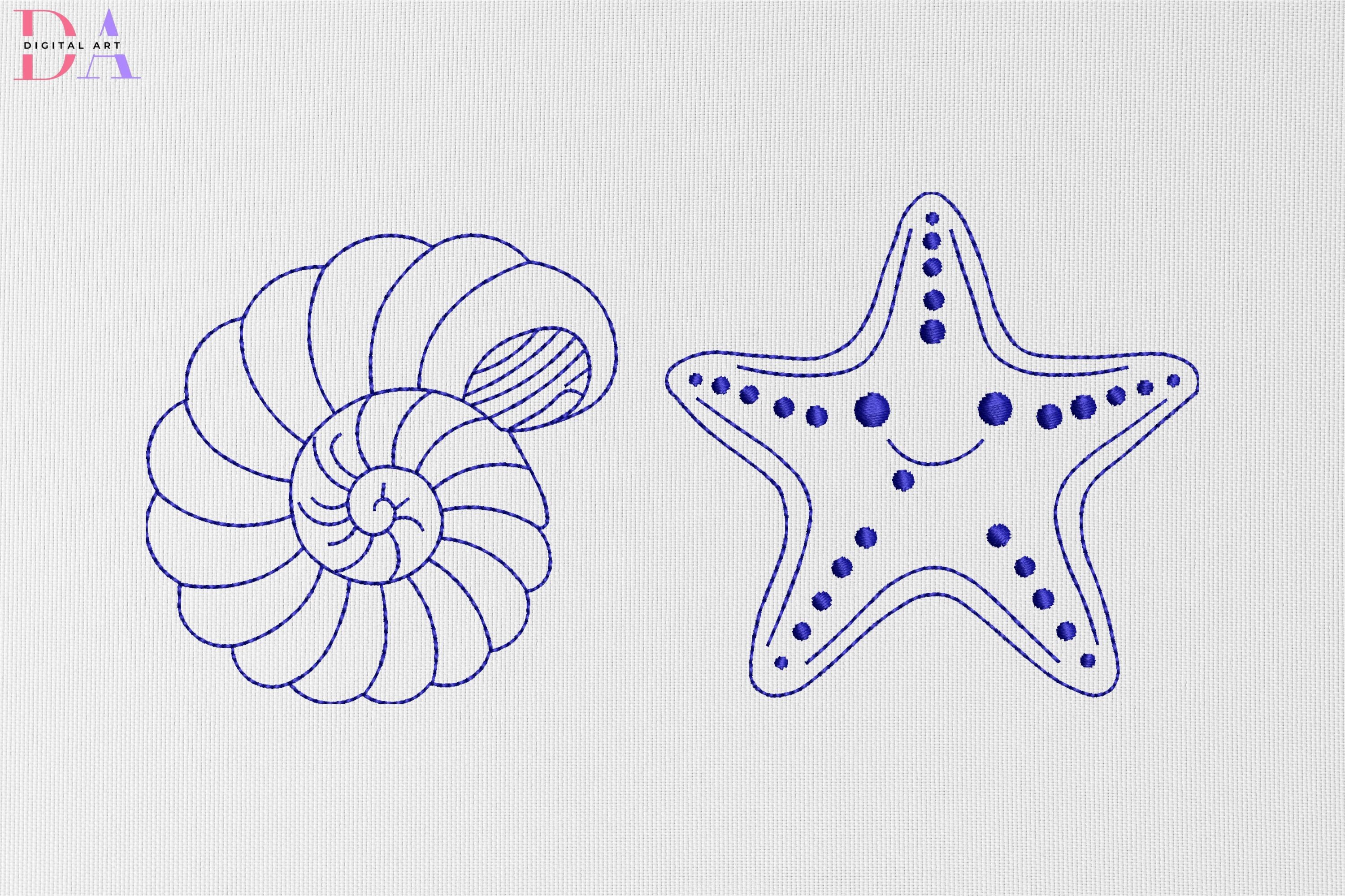 Seashell & Starfish