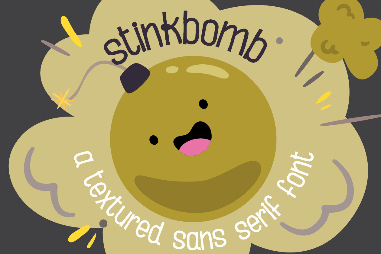 Stinkbomb Font by Illustration Ink · Creative Fabrica