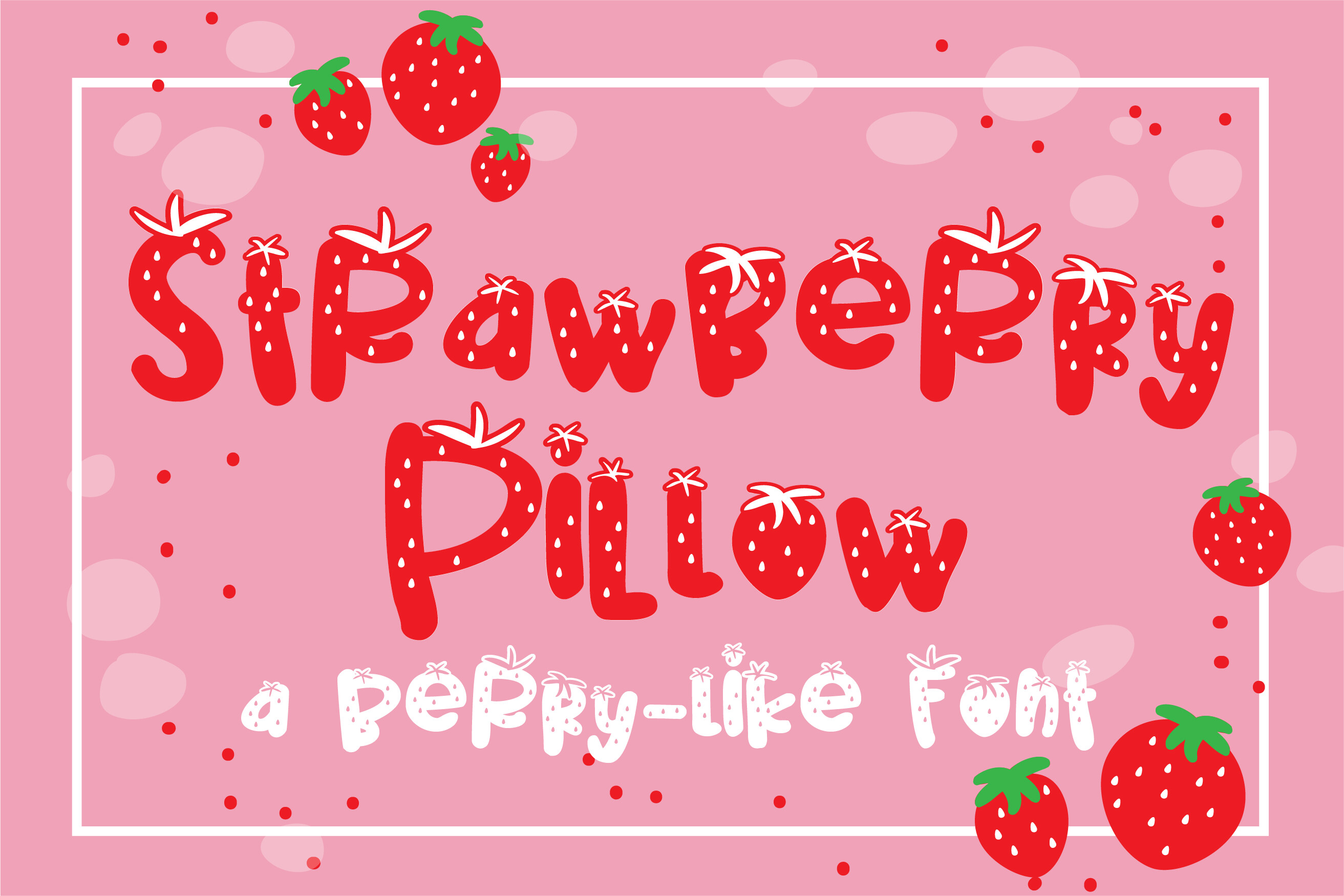 Strawberry Pillow
