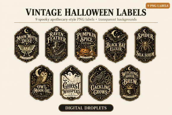 Vintage Apothecary Labels